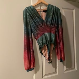 Gorgeous and colorful PatBo bodysuit for sale. Perfect for your next vaca!